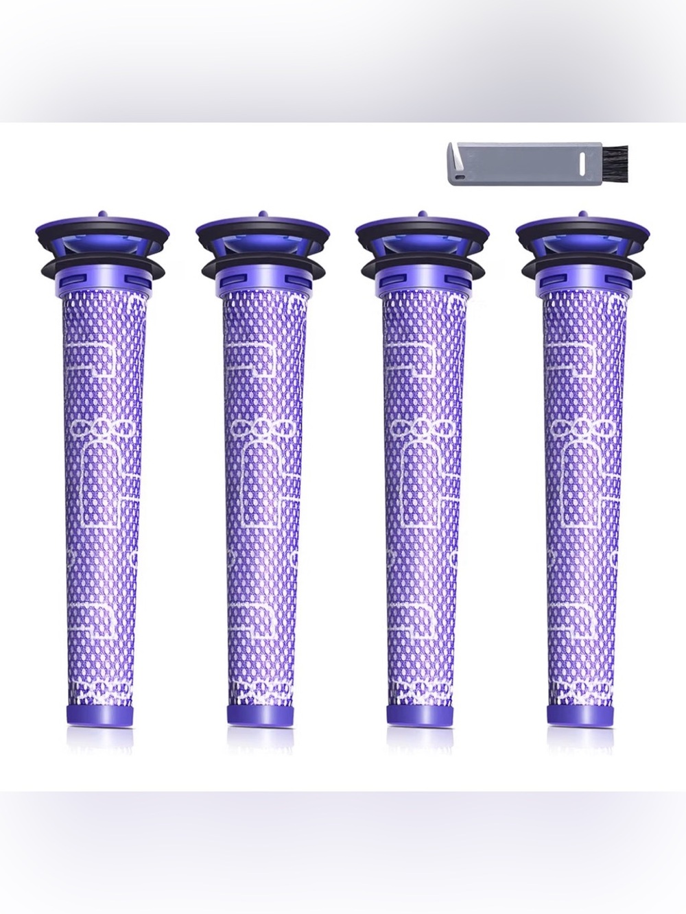 4-Pack Dyson V6/V7/V8 Replacement Pre-Filters — Part #965661-01 🧹
